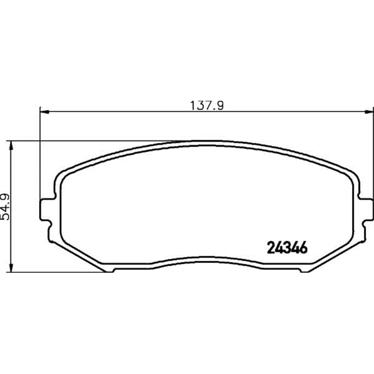 Hella Bremsbel?ge vorne Suzuki Grand Xl7 von HELLA