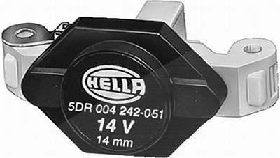 Hella Generatorregler [Hersteller-Nr. 5DR004242-051] für Alfa Romeo, Audi, BMW, Citroën, Nissan, Opel, Peugeot, Saab, Seat, VW von HELLA