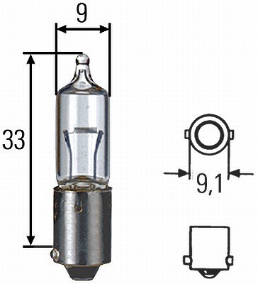 Hella Glühlampe, Park-/Positionsleuchte [Hersteller-Nr. 8GH002473-191] für BMW von HELLA