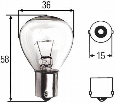 Hella Glühlampe, Rundumkennleuchte [Hersteller-Nr. 8GA002074-241] von HELLA