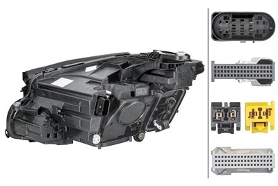 Hella Hauptscheinwerfer [Hersteller-Nr. 1EX012076-681] für Mercedes-Benz von HELLA