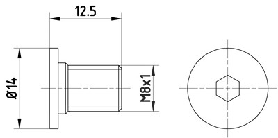 Hella Schraube, Bremsscheibe [Hersteller-Nr. 8DZ355209-021] für Mercedes-Benz, VW von HELLA