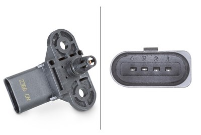 Hella Sensor, Saugrohrdruck [Hersteller-Nr. 6PP009400-261] für Audi, Seat, Skoda, VW von HELLA