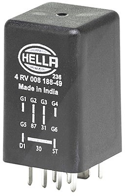 Hella Steuergerät, Glühzeit [Hersteller-Nr. 4RV008188-491] für Audi, Mitsubishi, Seat, Skoda, VW von HELLA