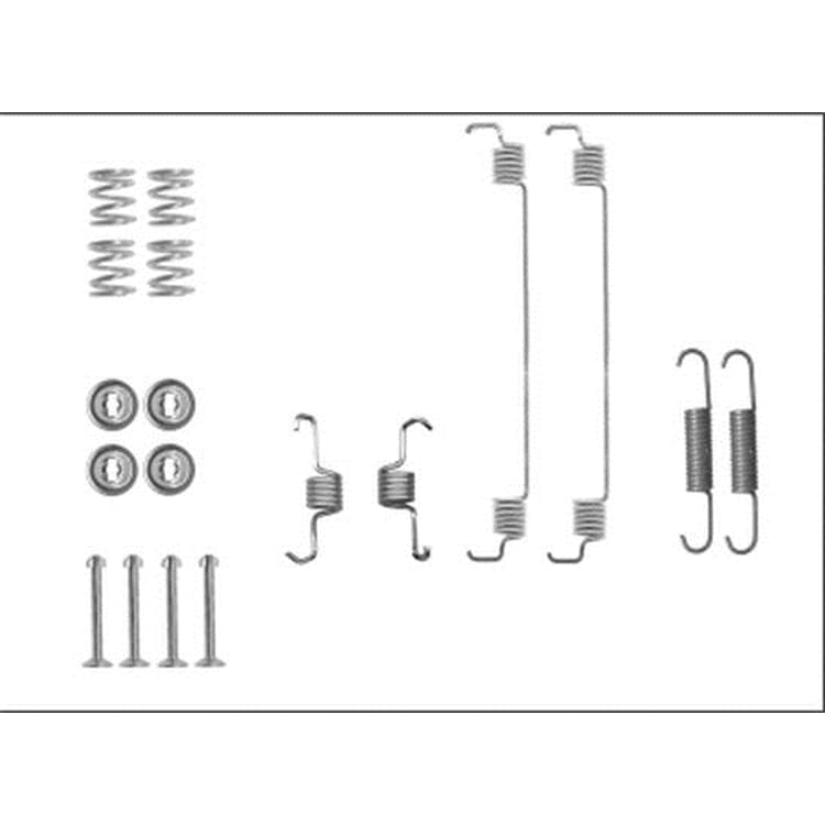 Hella Zubeh?rsatz f?r Bremsbacken Nissan Micra Note Renault Clio Symbol/Logan Thalia von HELLA