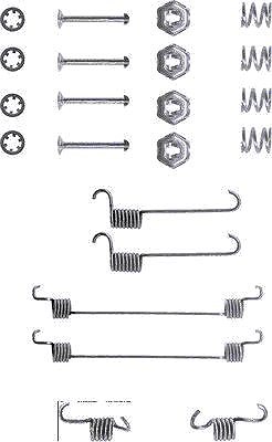 Hella Zubehörsatz, Bremsbacken [Hersteller-Nr. 8DZ355200-061] für Citroën, Peugeot von HELLA