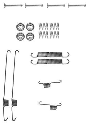 Hella Zubehörsatz, Bremsbacken [Hersteller-Nr. 8DZ355200-001] für Daihatsu, Subaru von HELLA