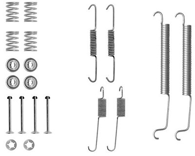 Hella Zubehörsatz, Bremsbacken [Hersteller-Nr. 8DZ355200-431] für Citroën, Peugeot, Renault von HELLA