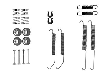 Hella Zubehörsatz, Bremsbacken [Hersteller-Nr. 8DZ355205-851] für Nissan, Mitsubishi, Peugeot, Citroën von HELLA