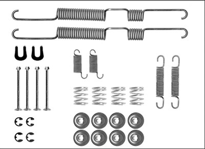 Hella Zubehörsatz, Bremsbacken [Hersteller-Nr. 8DZ355206-061] für Toyota, VW von HELLA