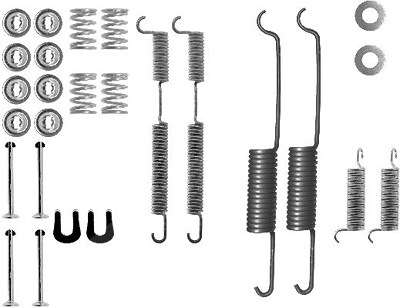 Hella Zubehörsatz, Bremsbacken [Hersteller-Nr. 8DZ355206-111] für Ford, Hyundai, Nissan, Opel, Renault, Ssangyong von HELLA