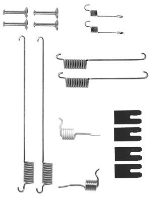 Hella Zubehörsatz, Bremsbacken [Hersteller-Nr. 8DZ355200-721] für Land Rover von HELLA