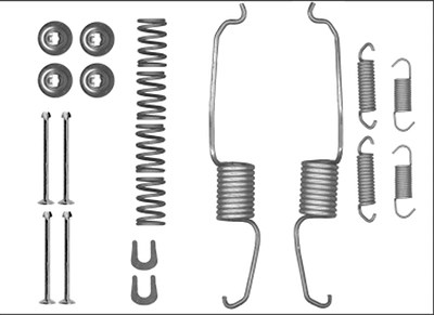 Hella Zubehörsatz, Bremsbacken [Hersteller-Nr. 8DZ355206-091] für Toyota von HELLA