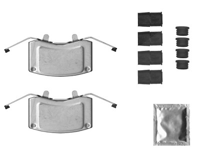 Hella Zubehörsatz, Bremssattel [Hersteller-Nr. 8DZ355205-671] für VW von HELLA