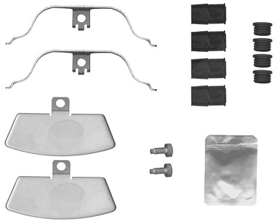 Hella Zubehörsatz, Bremssattel [Hersteller-Nr. 8DZ355206-501] für Audi von HELLA