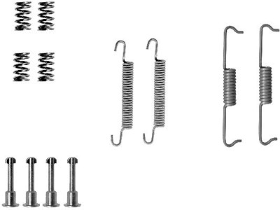 Hella Zubehörsatz, Feststellbremsbacken [Hersteller-Nr. 8DZ355201-871] für Alpina, Audi, BMW, Land Rover, Mercedes-Benz, Porsche, Rolls-royce, VW von HELLA