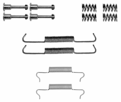 Hella Zubehörsatz, Feststellbremsbacken [Hersteller-Nr. 8DZ355201-981] für Rover, Mg von HELLA