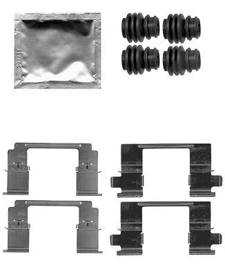 Hella Zubehörsatz, Scheibenbremsbelag [Hersteller-Nr. 8DZ355205-281] für Honda von HELLA