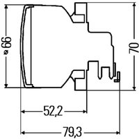 Heckleuchte HELLA 2NE 009 001-127 von Hella