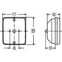 Heckleuchte HELLA 2SA 003 236-041 von Hella