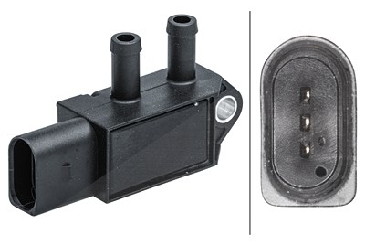 Hella Sensor, Abgasdruck [Hersteller-Nr. 6PP009409-631] für VW von HELLA