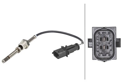 Hella Sensor, Abgastemperatur [Hersteller-Nr. 6PT358181-181] für Opel, Chevrolet von HELLA