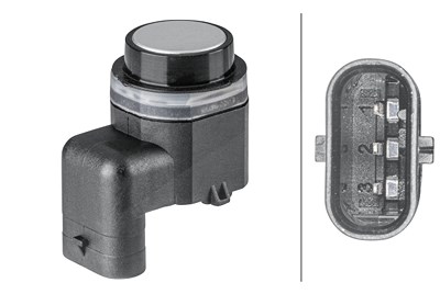 Hella Sensor, Einparkhilfe [Hersteller-Nr. 6PX358141-841] für VW von HELLA