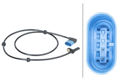 Hella Sensor, Raddrehzahl [Hersteller-Nr. 6PU012679-651] für Infiniti, Mercedes-Benz von HELLA