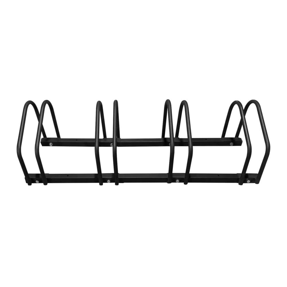 HEMMDAL Fahrradständer für 4 Fahrräder | HxBxT 26,5 x 100 x 33 cm | Stahl lackiert | Sicherer Radständer auch für Mountainbikes & E-Bikes | Radeinstellung einseitig | Fahrradhalter | Bügelständer von HEMMDAL