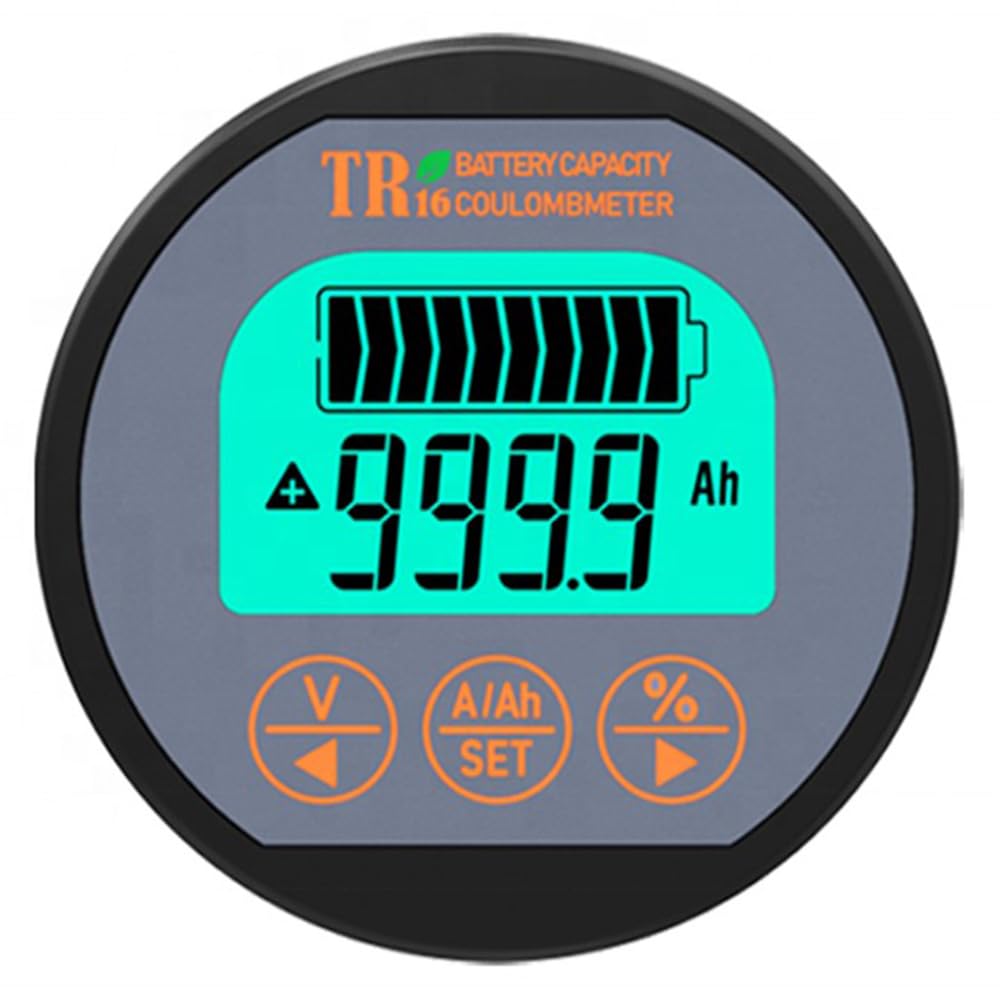 HENGSHAN AiLi Voltmeter Ammeter 100V 350A Caravan RV Motorhome 999 AH Batterie-Überwachung von HENGSHAN