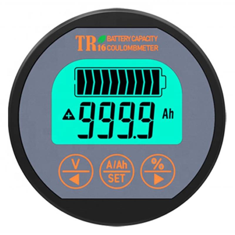 HENGSHAN AiLi Voltmeter Ammeter 100V 350A Caravan RV Motorhome 999 AH Batterie-Überwachung von HENGSHAN