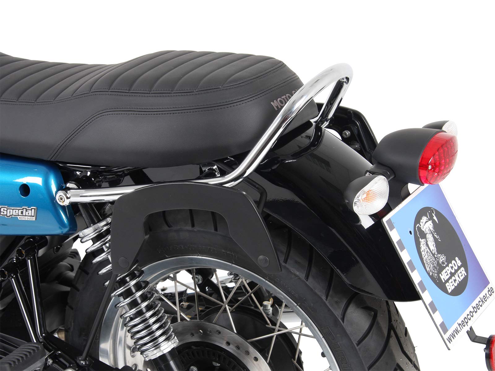 Hepco&Becker C-Bow Seitenträger - schwarz für Moto Guzzi V 7 III Stone/Special/Anniversario ab 2017 von HEPCO&BECKER