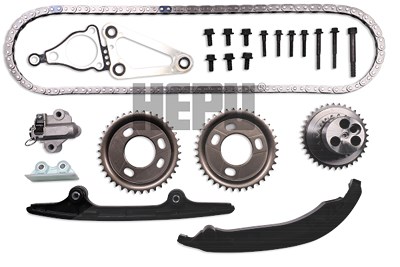 Hepu Steuerkettensatz [Hersteller-Nr. 21-0460] für Citroën, Fiat, Ford, Land Rover, Peugeot von HEPU