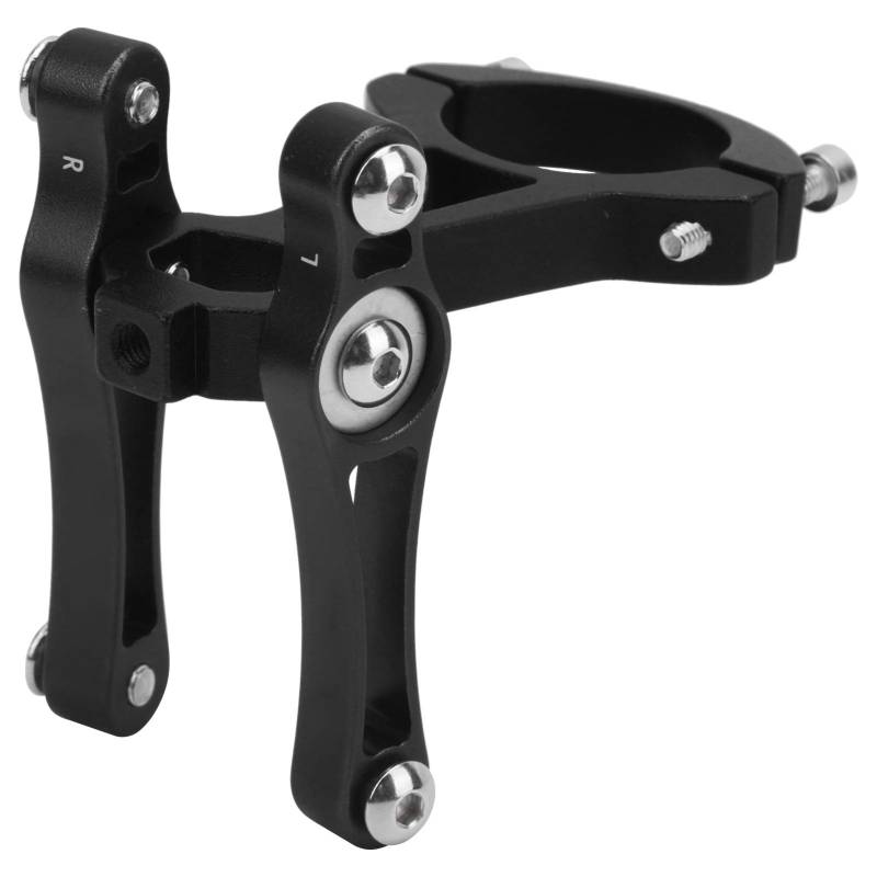 Fahrrad Flaschen Käfig Sattel, Erweiterungs Wasser Flaschen Regal Multifunktion Ales Aluminium Legierung Fahrradst änder Flaschen Halter Adapter Für Mountain Road Bike(Schwarz) von HERCHR