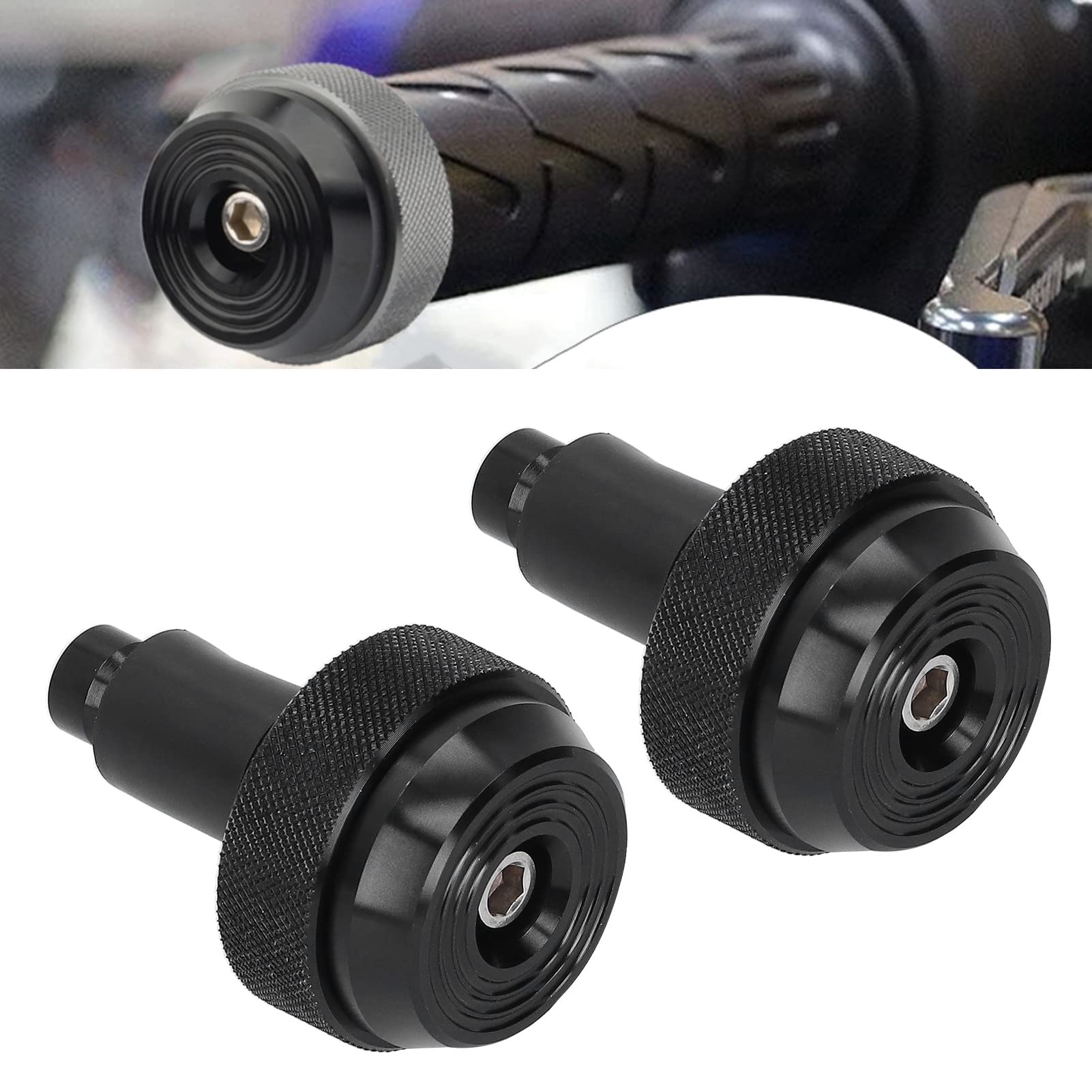 Motorrad-Lenkerendstopfen, Gaspedal, Konstante Geschwindigkeitsregelung, Motorradgriffe, Lenkerende Für 22 Mm/17,5 Mm/15 Mm/13 Mm-Lenker von HERCHR