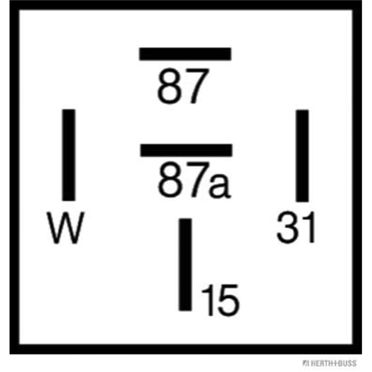 Elparts Relais f?r Kraftstoffpumpe von HERTH+BUSS ELPARTS