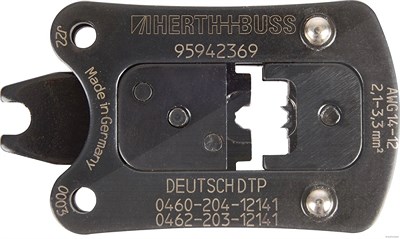 Herth+buss Elparts Crimpzangeneinsatz [Hersteller-Nr. 95942369] von HERTH+BUSS ELPARTS