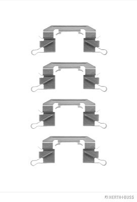 Herth+buss Jakoparts Zubehörsatz, Scheibenbremsbelag [Hersteller-Nr. J3661024] für Infiniti, Nissan, Renault von HERTH+BUSS JAKOPARTS