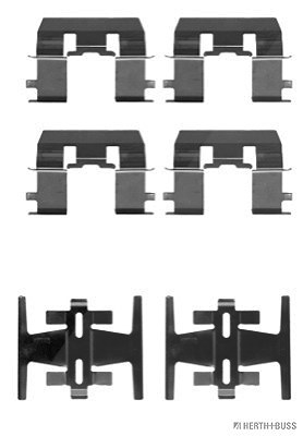 Herth+buss Jakoparts Zubehörsatz, Scheibenbremsbelag [Hersteller-Nr. J3664011] für Honda, Rover von HERTH+BUSS JAKOPARTS