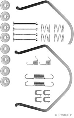 Herth+buss Jakoparts Zubehörsatz, Bremsbacken [Hersteller-Nr. J3562002] für Toyota von HERTH+BUSS JAKOPARTS