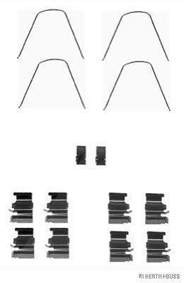 Herth+buss Jakoparts Zubehörsatz, Scheibenbremsbelag [Hersteller-Nr. J3668006] für Mazda, Suzuki von HERTH+BUSS JAKOPARTS