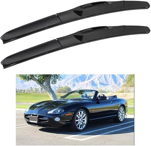 Auto Scheibenwischer für Jaguar XK (XKR) XK8 21"+21" 1999-2006, HD Leiser Scheibenwischer Ohne Knochen von HESTAY