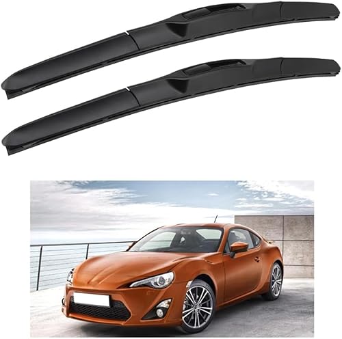 Auto Scheibenwischer für TOYOTA GT86 22"+20" 2012-2017, HD Leiser Scheibenwischer Ohne Knochen,B von HESTAY