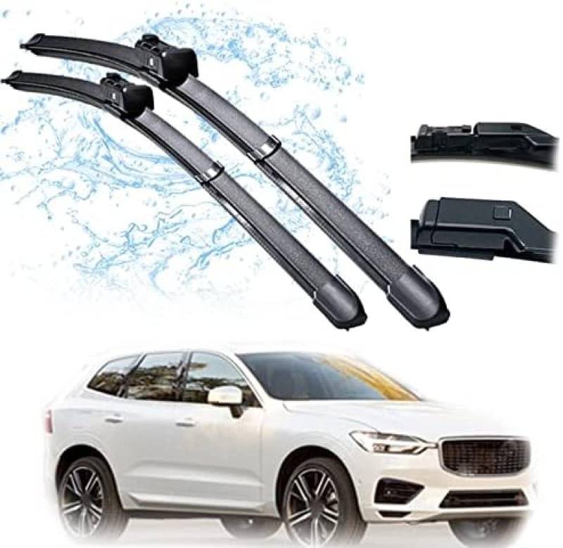 66 cm + 48,3 cm Wischerblätter, für Volvo XC60 2018, 2019, 2020, Auto-Frontscheiben-Windschutzscheibenblätter von HESTAYAY