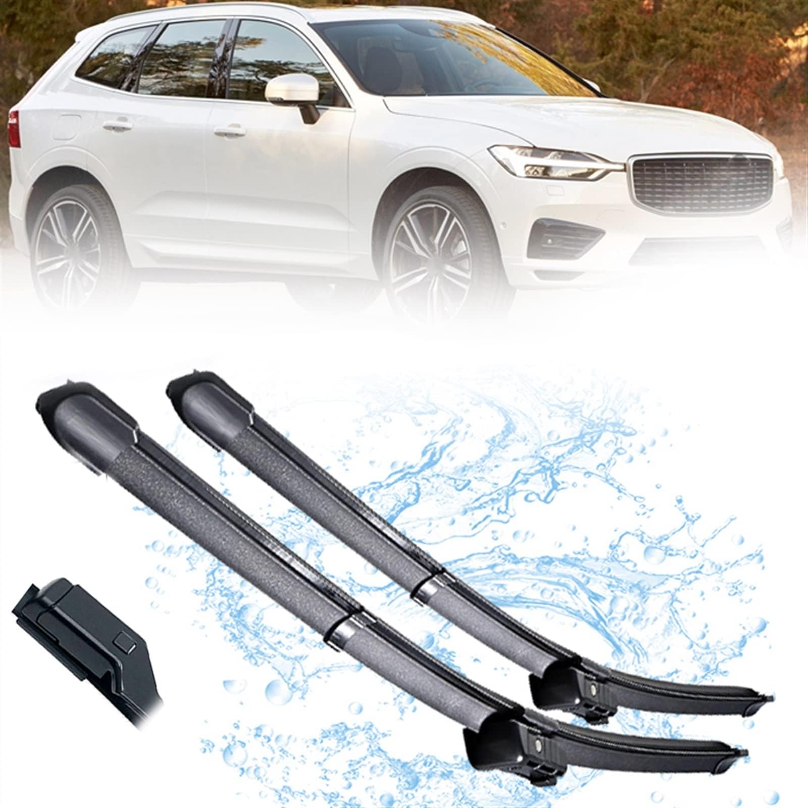 Auto-Wischerblätter, für Volvo XC60 2018, 2019, 2020, 66 cm + 48,3 cm, Frontscheibenwischerblätter von HESTAYAY