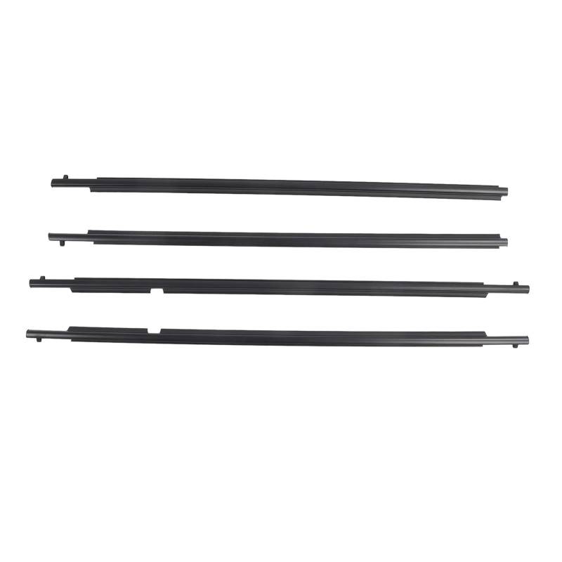 Xuanqingyi Store 4-teiliges Türgurtformteil, Wetterschutzgummi, Fensterdichtungsgurt-Set, Ersatz for Scion XB 2008 bis 2015, 75710-12820, Autozubehör von HETOSPL