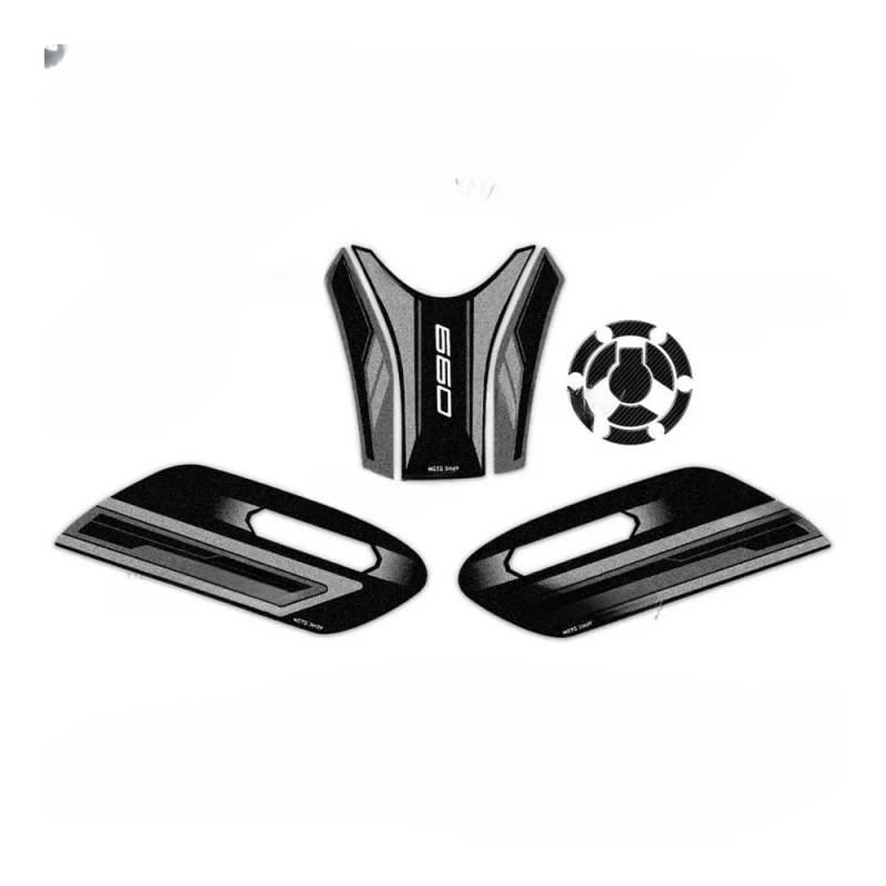 Motorrad Tank Aufkleber Motorrad Kraftstoff Tank Pad Aufkleber Schutz Knie Grip Decals Für Trident 660 2021-2024 2023 Kraftstoff Tank Aufkleber von HEUPYU