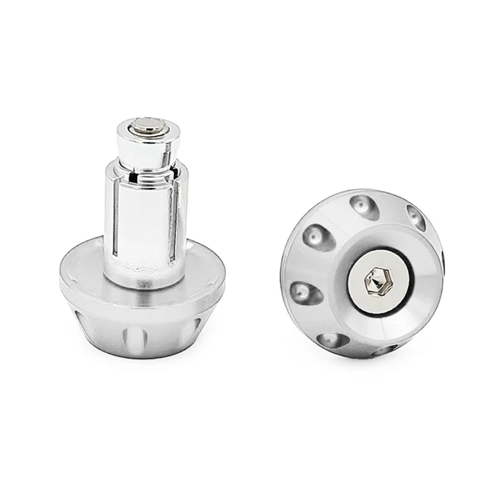 Lenkerenden Griffe Stecker 7/8 "22mm Universal Motorräder Griff Bar End Lenker Griffe Enden Sliders Cap Plugs Slider Gegengewicht D7YA von HEWPNGS