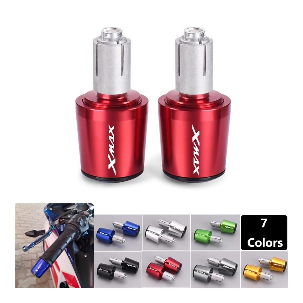 Lenkerenden Griffe Stecker 7/8 "Lenkergriffe Für Motorrad Aluminium Lenkerkappe Ende Für Yam&aha XMAX300 XMAX125 XMAX250 Xmax X-MAX 300 125 250 17-21 von HEWPNGS