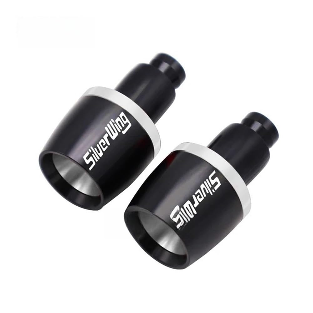 Lenkerenden Griffe Stecker Für Hon&da Silver Wing GT 400 600 SilverWing Motorradzubehör Aluminium-Lenkerendenstecker Slider Lenkerendgriffe Kappe von HEWPNGS